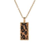 Faszinierend Halskette Ketten Schmuck Herren Frauen Anhänger Necklace Halskette Mit Leopardenmuster, Einfache Und Übertriebene Halskette