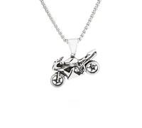 Faszinierend Halskette Ketten Schmuck Herren Frauen Anhänger Necklace Vintage Motorrad Anhänger Für Männer Jungen Punk Hip Hop Halskette Unikat