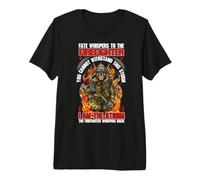 Fate Whispers to The Firefighter Fireman Firefighters Lovers Premium T-Shirt