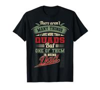 Fathers Day Quad Dad Quad Bike Father Birthday Papa For Men T-Shirt