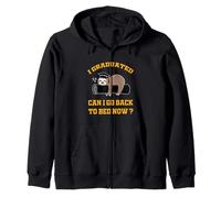 Faultier I Graduated can I go Back to Bed Now? Graduation Kapuzenjacke