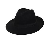 Faustmann Bogart Fedora Filzhut Herren Schwarz Größe 55