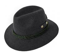 Faustmann Herren Trachtenhut Hirschhorn anthrazit 58