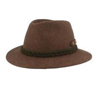 Faustmann Hüte Herren Trachtenhut schwarz 'Hirschhorn', schwarz, (Braun, XL)