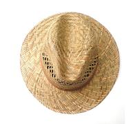 Faustmann Strohhut Herren/Damenhut Größe 55-63 XXL gerade Krempe (64) Natur 34 x 30 cm/7 cm/10-11 cm Panama-Hut Unisex-Erwachsene Sommer Urlaub Freizeit Klassisch Casual