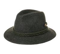 Trachtenhut mit Zierknöpfen anthrazit XL (60-61 cm)