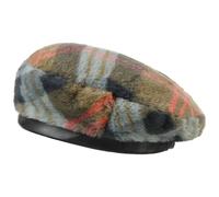 Kangol Faux Fur Baskenmütze Baske Damenbaske Winterbaske (S/M (54-57 cm) - Oliv)