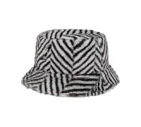 Kangol Faux Fur Bucket Hut K4370 GH035 Grey Herringbone - L