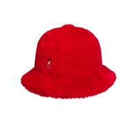 Faux Fur Casual Stoffhut - rot / L (58-59 cm)