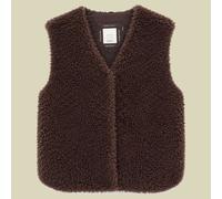 Faux-Fur Vest Women M braun - black coffee