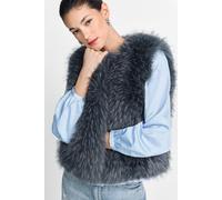 Faux-Fur-Weste 40 midnight blue