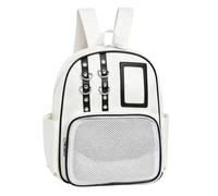 Faux Leather Bag - Adorable Charm Display Pouch, Keychain Display Rucksack for Workouts Travel Routine Fitness Hiking Convention Picnic Outdoor Adventure 11.81 Inches