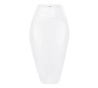Faux Leather Pencil Skirt Below Knee Length Skirt Midi Bodycon Skirt for Womens, USA