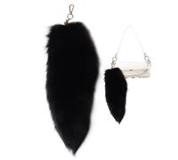Faux Therian Tail, 15-16, 5 Zoll Fox Tail Keychain, Fashion Flauschige pelzige, schöne Kunstspielzeug für Handtaschen, Style 4, Therian, Weihnachtsdekoration
