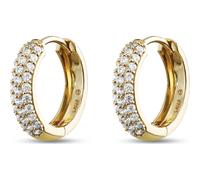 FAVS Creolen 375er Gelbgold One Size Damen