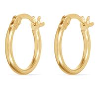 FAVS - Creolen 375er Gelbgold Ohrringe Damen