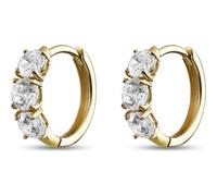FAVS - Creolen 375er Gelbgold Ohrringe Damen