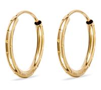 FAVS Creolen 375er Gelbgold One Size Damen