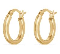 FAVS - Creolen 375er Gelbgold Ohrringe Damen