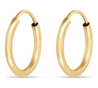 FAVS - Creolen 375er Gelbgold Ohrringe Damen