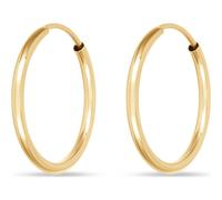 FAVS - Creolen 375er Gelbgold Ohrringe Damen