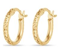 FAVS - Creolen 375er Gelbgold Ohrringe Damen