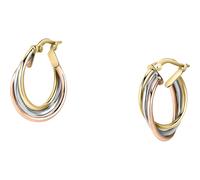 FAVS Damen-Creolen 375er Gelbgold, 375er Weißgold, 375er Roségold One Size 89193370