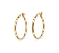 FAVS - Creolen 375er Gelbgold Ohrringe Damen