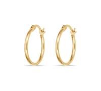 FAVS - Creolen 375er Gelbgold Ohrringe Damen