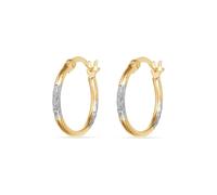 FAVS - Creolen 375er Gelbgold Ohrringe Damen