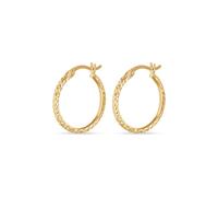 FAVS - Creolen 375er Gelbgold Ohrringe Damen