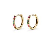 FAVS - Creolen 375er Gelbgold Ohrringe Damen