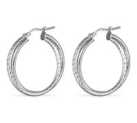 FAVS Creolen 925er Silber One Size Damen