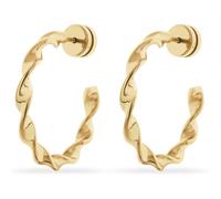 FAVS Creolen Edelstahl gelbgold Damen