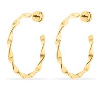 FAVS Creolen Edelstahl gelbgold Damen
