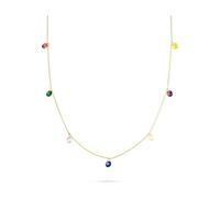 FAVS Damen-Kette 375er Gelbgold 7 Zirkonia One Size 89213596