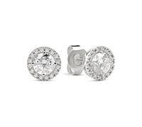 FAVS Damen-Ohrstecker 375er Weißgold 2 Zirkonia One Size 88819144