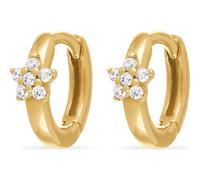 FAVS Little Friends - Creolen 375er Gelbgold Ohrringe Damen