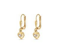 FAVS Little Friends Ohrhänger 375er Gelbgold One Size Damen