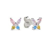 FAVS Mädchen-Ohrstecker 925er Silber 2 Zirkonia One Size 88818466