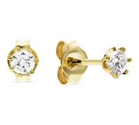 FAVS Ohrstecker 375er Gelbgold One Size Damen