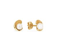 FAVS Damen-Ohrstecker 375er Gelbgold Süßwasserperle One Size 88431316