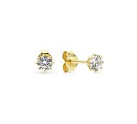 FAVS - Ohrstecker 375er Gelbgold Ohrringe 1 ct Damen