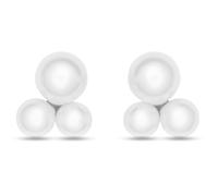 FAVS Damen-Ohrstecker 925er Silber Süßwasserperle One Size 87770249