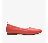 Clarks Damen Fawna Soft Ballerinas, Coral Leather, 37.5 EU