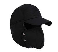 Faxianther Herren Wintermütze Unisex Winter Dicker Warme Winddicht Fliegermütze Fellmütze mit Ohrenklappen Skimütze Trappermütze Kunstfellmütze Trapper Cap Hut Russen Mütze