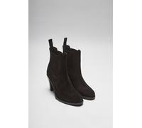 FB Fashion Boots SOFIA Damen Suede Schwarz Lederstiefelette 39