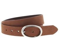 FB Fashion Damen Gürtel Vanzetti V5630 Cognac Ledergürtel Fashiongürtel Jeansgürtel Braun 85 CM