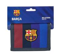 FC Barcelona 1. Mannschaft 26/27 - Brieftasche mit Kopfteil, Brieftasche, Geldbörse, bequem und vielseitig, Qualität und Widerstandsfähigkeit, 12,5 x 9,5 cm