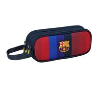 FC Barcelona 1. Team 26/27 Federmäppchen mit 3 Reißverschlüssen, ideal für Kinder von 5 bis 14 Jahren, bequem und vielseitig, Qualität und Widerstandsfähigkeit, 21 x 7 x 8,5 cm